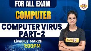 Computer GK Classes | Computer virus | Computer Virus MCQ | Computer Classes by Preeti Mam Exampur