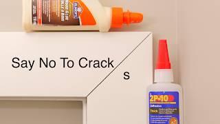 The Secret To Miters That Never Crack!(Wood Glue VS CA Glue)