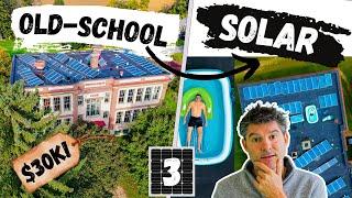 Solar Heated Rooftop Pool in a Vintage Off-Grid Schoolhouse