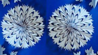 How to Make 3D Paper Snowflakes ️ | Easy Paper Craft DIY.