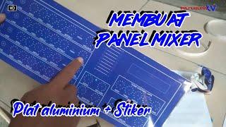 Cara membuat panel audio mixer dengan stiker , mudah dan simpel