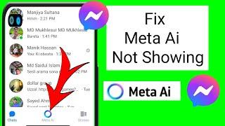 How to get meta ai on messenger | fix meta ai not showing in Facebook Messenger