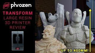 Phrozen Transform large resin 3D printer review