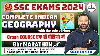Complete Indian Geography (भूगोल) Course in 8 hrs for SSC & Railway Exams | इससे बेहतर कुछ नहीं