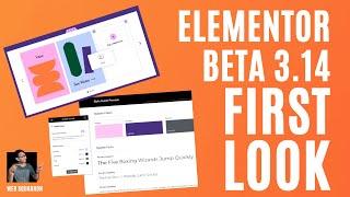 Elementor 3.14 BETA First Look - Tabs - Loop Grid Static - Nested Carousel - Global Style Guide