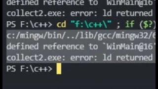 How to solve (collect2.exe error ld returned 1) problem in vs code