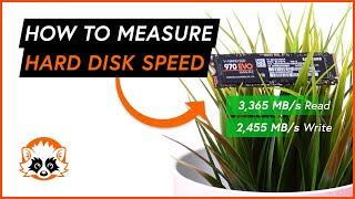 Measuring drive speed with CrystalDiskMark