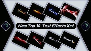 Top 10 Text Animation Presets|Trending Text Effect Alightmotion Xml|Rays Effect PresetKhushboo Tech