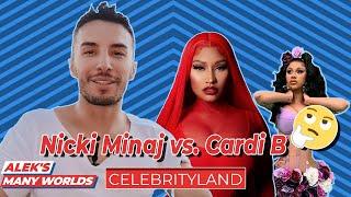 Cardi B and Nicki Minaj - Who is better? - #Celebrityland #AleksManyWorlds (2021)