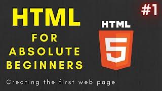 HTML tutorial for beginners - 01 | creating the first web page.