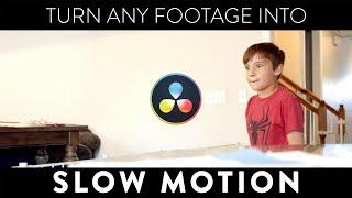 Using Optical Flow to create Beautiful Slow Motion Footage | DaVinci Resolve 16 Tutorial