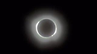 Momento exacto en el que se oscurece el cielo. Eclipse 2024 Torreón