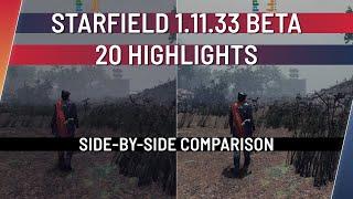 Starfield News - May Update 1.11.33 Beta 20 Highlights Side-By-Side (5700X3D, 4070, 2K, FSR3, Ultra)