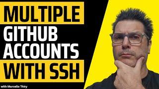 How to work with multiple GitHub accounts on a single Windows computer using SSH