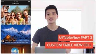 Part 10: UITableView and UITableViewController Swift Tutorial with Xcode | Episode 52