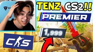 "WTF THESE GUYS ARE UPSET!"  - TENZ PLAYS CS2 PREMIER MODE MATCHMAKING W/ NOOBS ON NEW MIRAGE!!