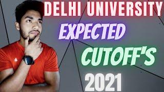 Delhi University Expected Cut Offs for 2021 Admission | Cut Off Analysis | Untold Mak