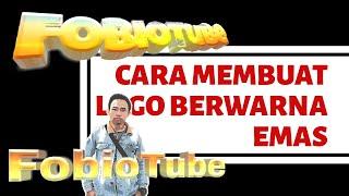 GAMPANG BANGET | Cara Membuat Logo Berwarna Emas, Tutorial PicsArt, Pixellab,