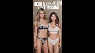 HEIDI & LENI KLUM X INTIMISSIMI  all photos + campaign video