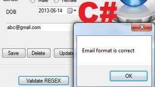 C# Tutorial 82: Using Regular Expressions (regex or regexp) in C#