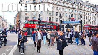 Evening Stroll Through Central London | London Walking Tour [4K]