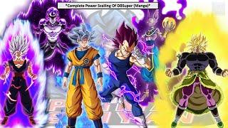 A Complete Power Scaling Of Dragon Ball Super (Manga) PART - 3 | Primal Saiyan