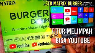 SET TOP BOX MATRIX BURGER HIJAU + Cara pasang dongle wifi