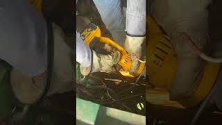 Farm buggy repairs with Dewalt cordless grinder with 20v 5 amp hour battery #dewalt #farming #tools