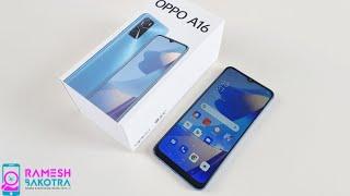 Oppo A16 Unboxing and Full Review | 5000 mAh Battery