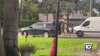 Man in custody after federal agents serve warrant at Fort Lauderdale home