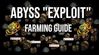The broken Currency farming in POE that everyone uses now (3.23 / Affliction) - Abyss exploit