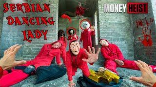 MONEY HEIST ESCAPING SERBIAN DANCING LADY 53 | Epic Parkour POV HORROR Movie Chase