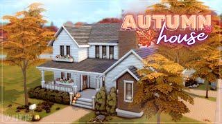 Осенний дом│Строительство│Autumn House│SpeedBuild│NO CC [The Sims 4]