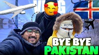 Leaving Pakistan with Family | 1st Day in Iceland