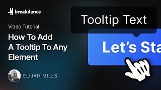 How To Add A Tooltip To Any Element In WordPress With Breakdance