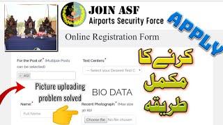 ASF Online registration Method.| ASF picture uploading problem solved