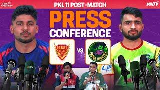 PKL 11 SEMIFINAL 2 | Dabang Delhi vs Patna Pirates | Press Conference ft. Devank, Ayan & Naveen