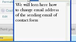 How to change email of wordpress