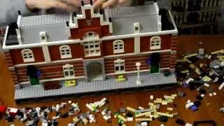 10224 Town Hall Rebuilds Into A Train Station. MOC