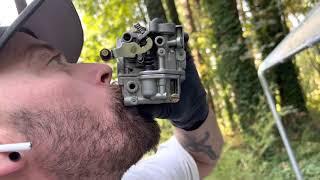 @CanadaWide Marine chugging carbs - Leaking Carburetor on mercury mariner 4 stroke 25 hp bigfoot.