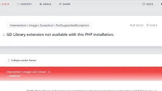 How to fix GD library extension not available with this php installation