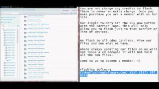 Verizon Flashing Software (www.CdmaFlashingSoftware.Com) TEXT (917) 397 0241