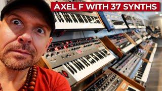 I Played "Axel F" With 37 Synthesizers  At Perfect Circuit In L.A.