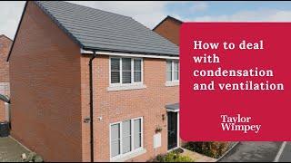 Taylor Wimpey - How to deal with condensation and ventilation