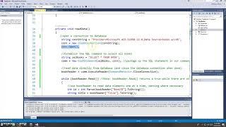 Video 1  Coding ADO NET Objects by Hand