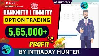 Live Intraday Trade | Bank nifty Option Trading by Intraday Hunter