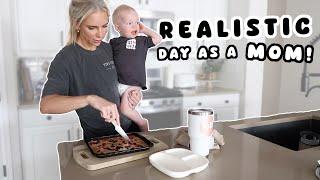 A VERY CHAOTIC DAY AS A MOM OF 2 / Realistic Mom Life, Protein Recipes + Q&A!