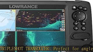 Lowrance Hook Reveal 9 Fish Finder 9 Inch Screen with Transducer and C-MAP Preloaded Map Options