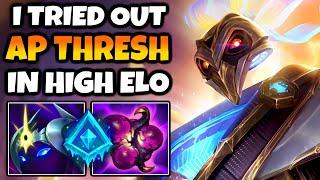 I tried AP Thresh Support in High Elo (It was supposed to be Blitzcrank but it got banned)