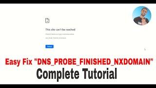 How to fix DNS PROBE FINISHED NXDOMAIN error on WordPress website